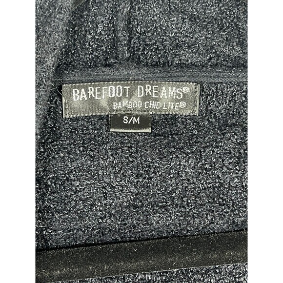 Barefoot Dreams Bamboo Chic Lite Cardigan Black Sweater Womens S/M 436 - Picture 4 of 8